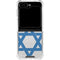 Israel Flag Distressed Galaxy Z Flip5 5G Clear Case